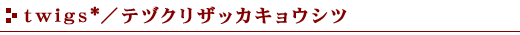 twigs*/ビーズ雑貨