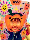 ハロウィンオバケに大変身！〜かおパネをつくろうmini〜byでこりんのお絵描き教室・かおパネ