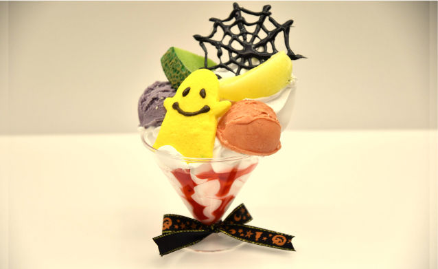 食品サンプルのハロウィンパーティ・パフェ 食品サンプルのハロウィンパーティ・パフェ