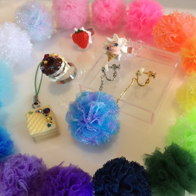 チュール&ジュエルスイーツのゆれて♪ スイングアクセサリー(ハート) チュール&ジュエルスイーツのゆれて♪ スイングアクセサリー(ハート)