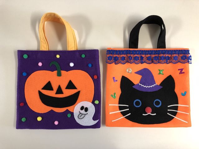 ハロウィンお菓子バッグ　ハロウィンフェスタ2018　ワークショップ