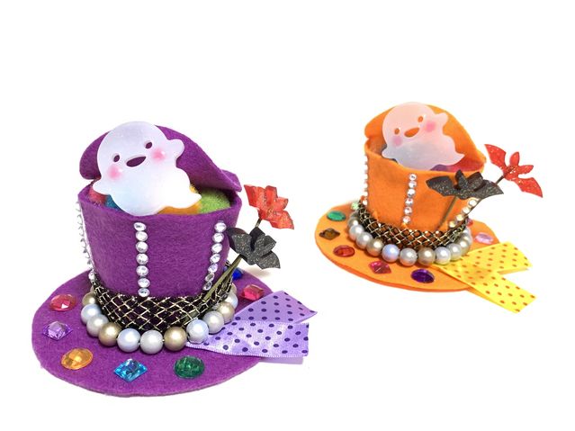 おばけハットコサージュ 秋のハロウィンフェスタ2019 ワークショップ おばけハットコサージュ 秋のハロウィンフェスタ2019 ワークショップ