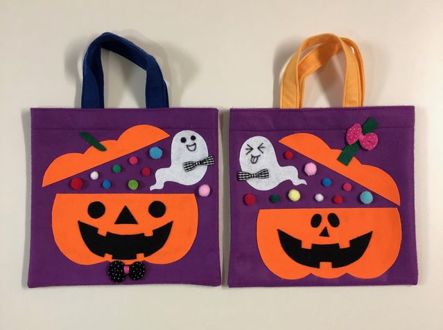 トート型お菓子バック 秋のハロウィンフェスタ2019 ワークショップ トート型お菓子バック 秋のハロウィンフェスタ2019 ワークショップ