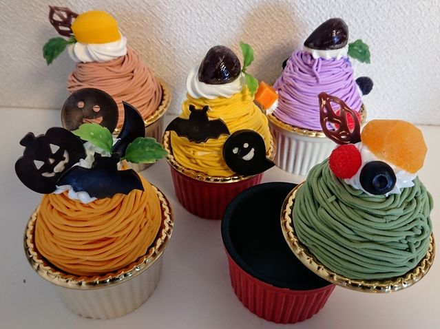 食品サンプルモンブランケーキの小物入れ 秋のハロウィンフェスタ2019 ワークショップ 食品サンプルモンブランケーキの小物入れ 秋のハロウィンフェスタ2019 ワークショップ