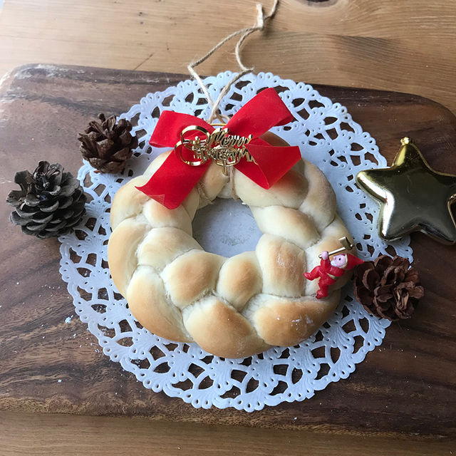 冬のファンタジックフェスタ2019　手作りパン♡クリスマスリースパンを作ろう！