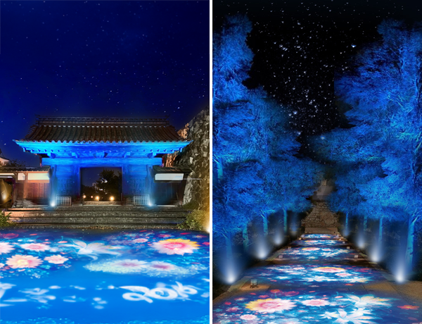 エシックスライツ2025 富山城プロジェクションマッピング