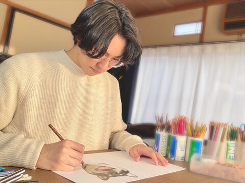 音海はるの色鉛筆画のせかい展