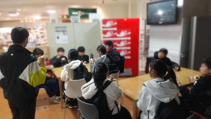 奥田中学校 11名様【1時間コース】 奥田中学校 11名様【1時間コース】